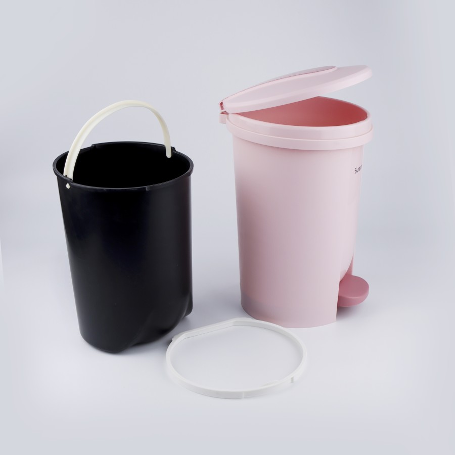 Generic Dustbin with Pedal 12L - 3 Color Pack