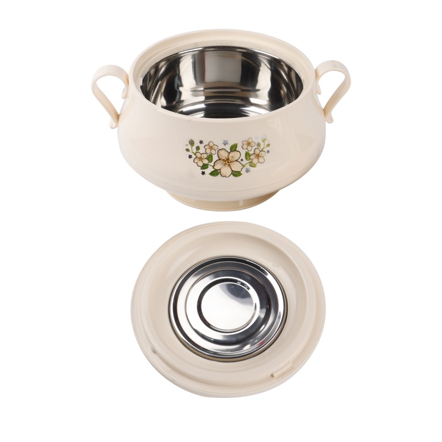 KITCHENMARK Shahi Stainless Steel Insulated Hotpot 1500ml - Beige 