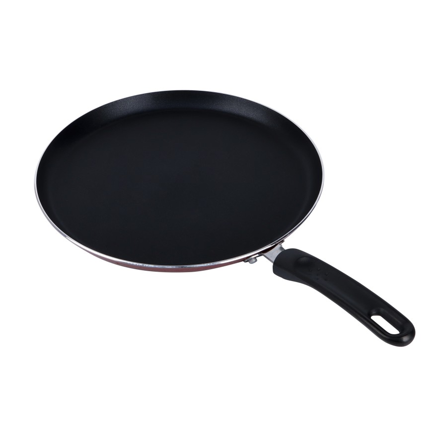 BECHOWARE 28cm Nonstick Aluminium Pancake Pan - Red