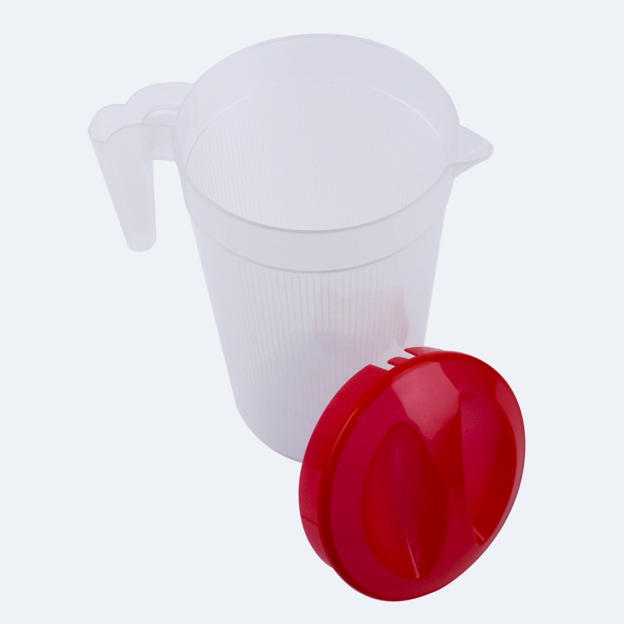 Generic Plastic Water Jug with Glasses 2L - 3 Color Pack