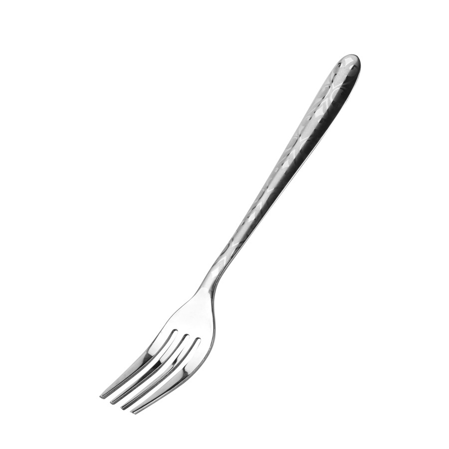 KITCHENMARK 6pc Stainless Steel Design Fruit Fork Set - 14cm