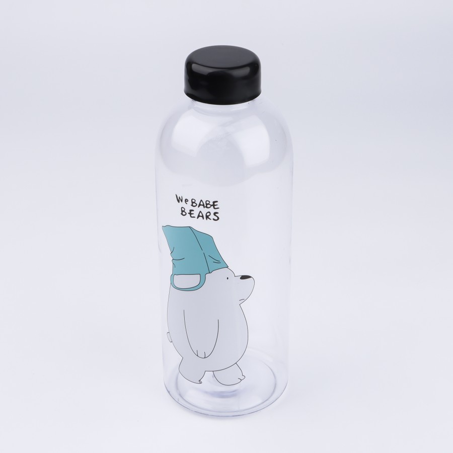 Generic Transparent Design Plastic Water Bottle 1L