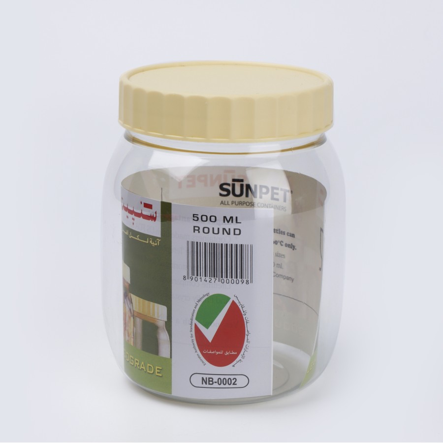  SUNPET Round Jar 500ml