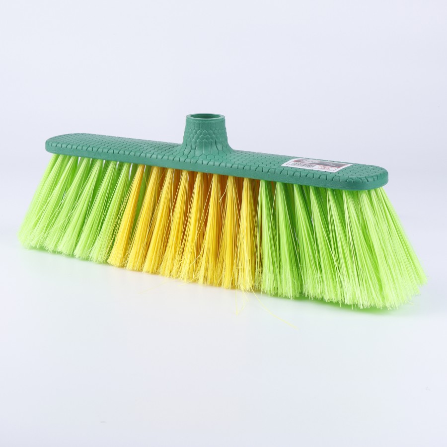 Oaxy Indoor Floor Cleaning Broom - 3 Color Pack