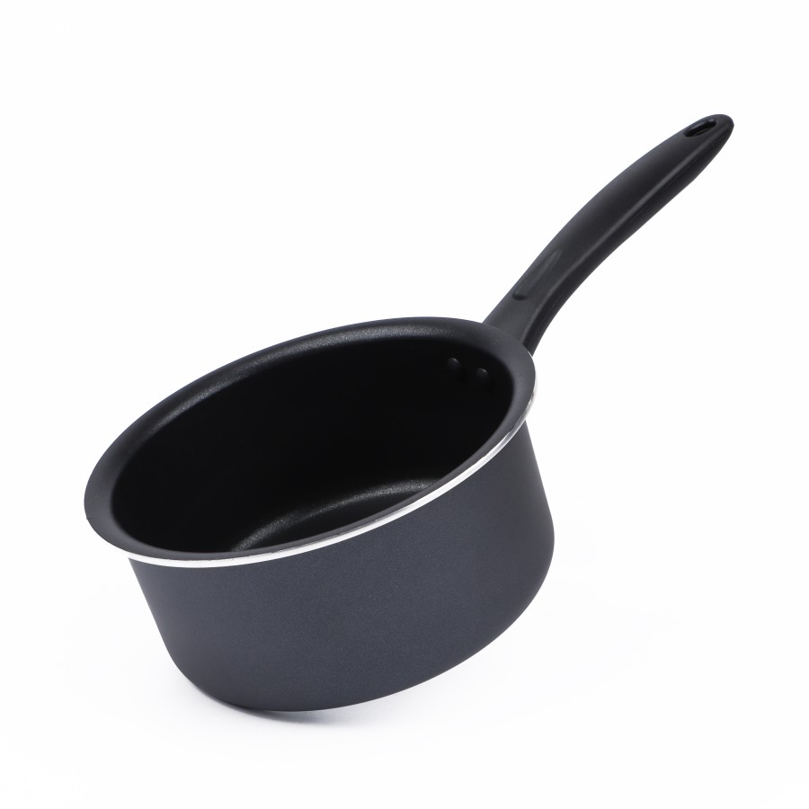 KITCHENMARK 2-way Non Stick Sauce pan 16cm - Black