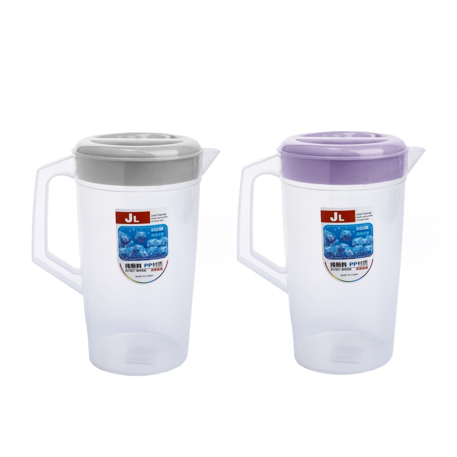 Generic Plastic Water Jug 2L - 2 Color Pack