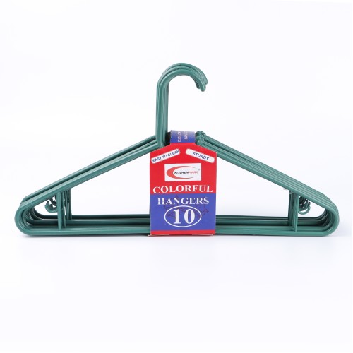 KITCHENMARK Cloth Hanger - Set of 10 - Multicolor