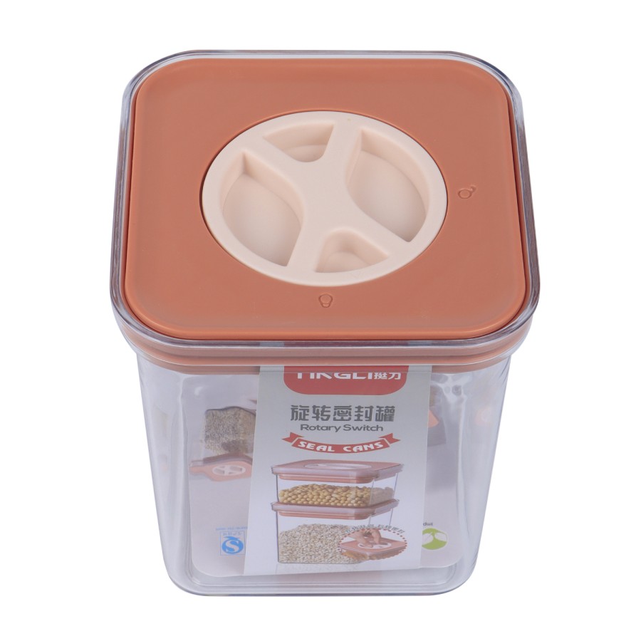 Generic Storage Box 1350ml - Peach 