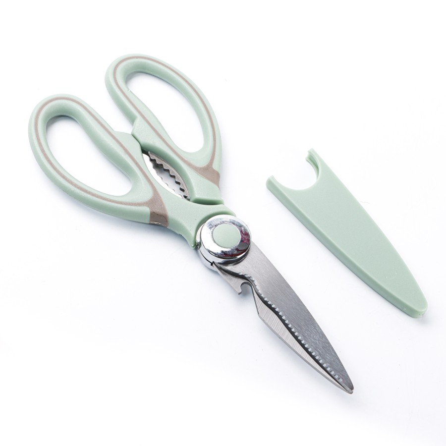 Generic Stainless Steel Kitchen Scissors 20cm - 2 Color Pack 