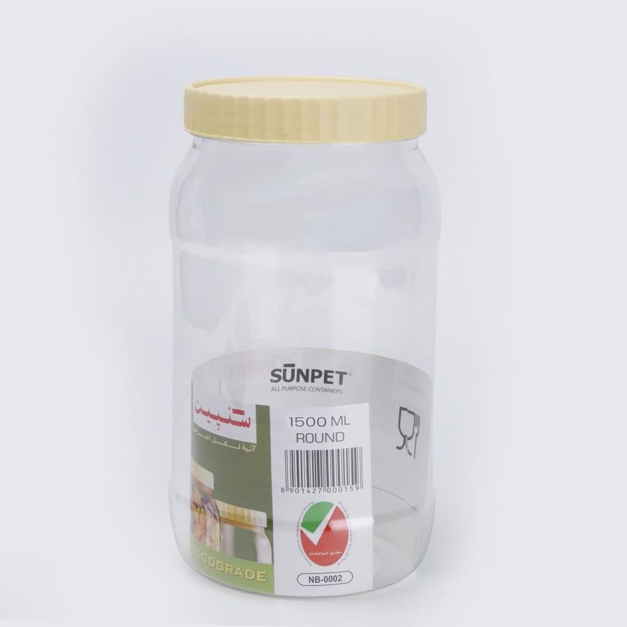  SUNPET Round Jar 1500ml