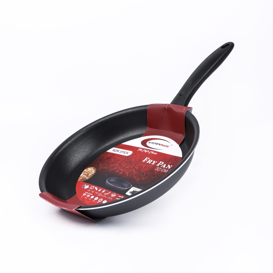 KITCHENMARK 2-way Non Stick Frypan 30cm - Black