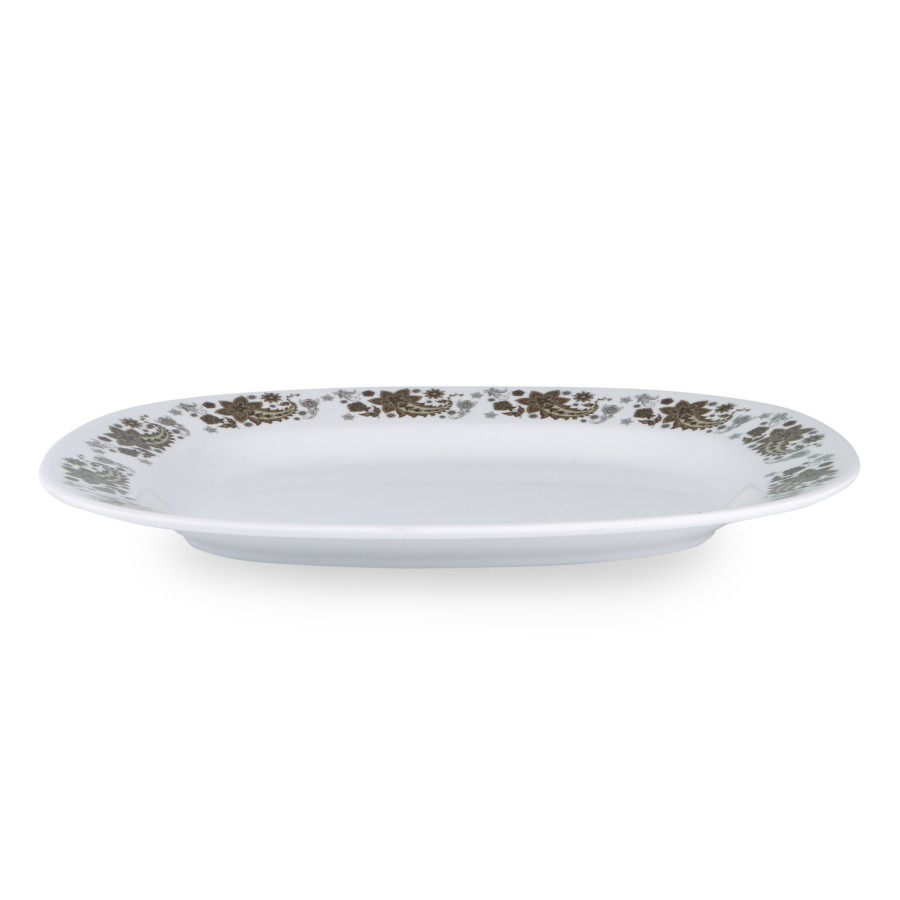 KITCHENMARK Melamineware Oval Serving Platter Brown - 14