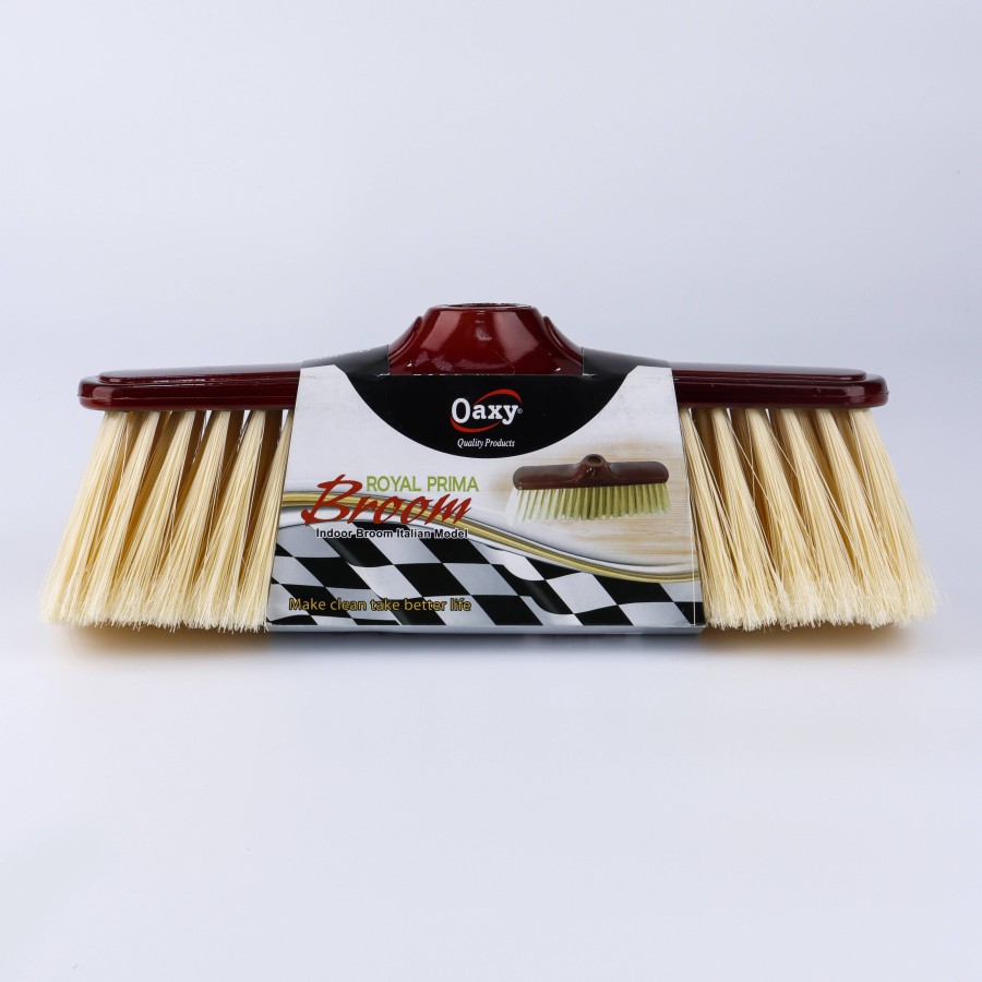 Oaxy Royal Prima Wooden Head Indoor Floor Cleaning Broom 27cm