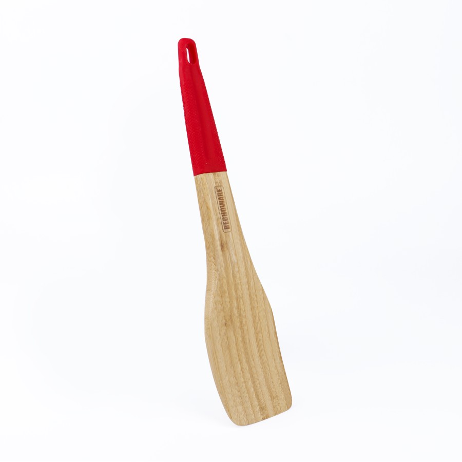 BECHOWARE Wooden Turner Spatula 32cm - Red