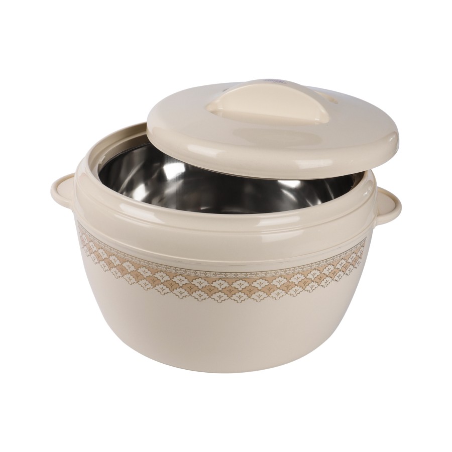 Generic Karishma Stainless Steel Insulated Casserole Hotpot 10L - Beige