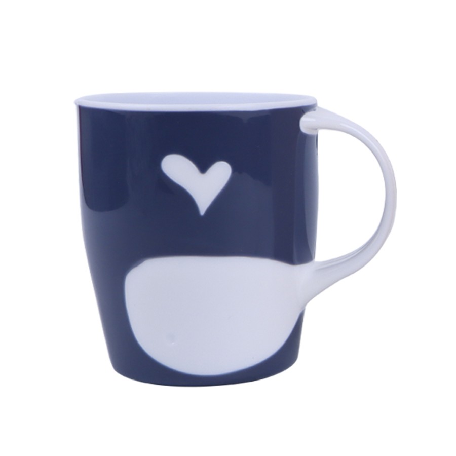 KITCHENMARK Plastic Mug 450ml - 3 Color Set