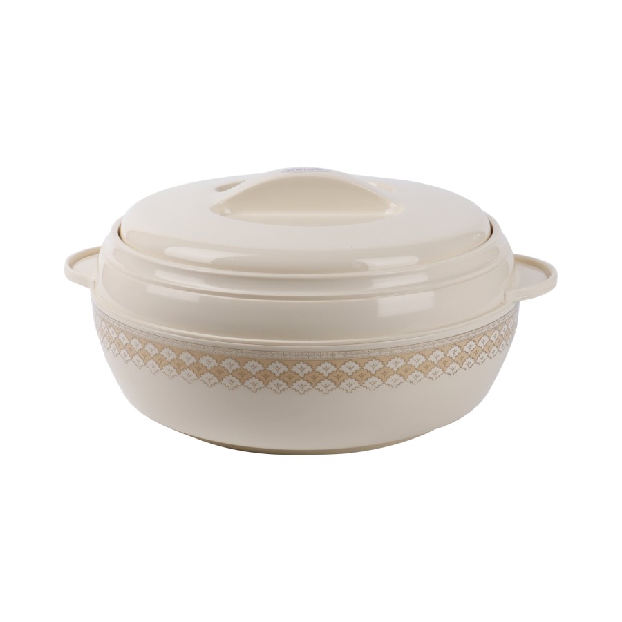 Generic Karishma Stainless Steel Insulated Casserole Hotpot 2500ml - Beige