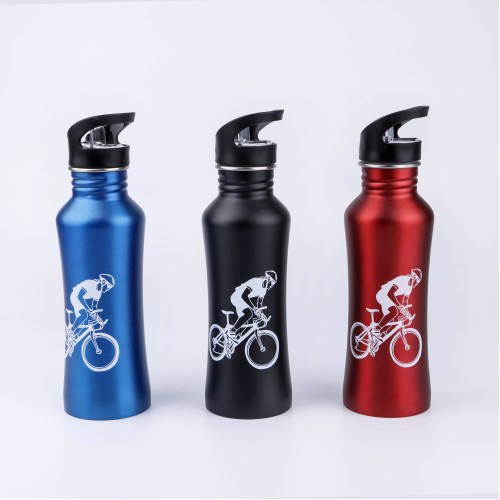 KITCHENMARK Stainless Steel Water Bottle 750 mL - 3 Color Pack