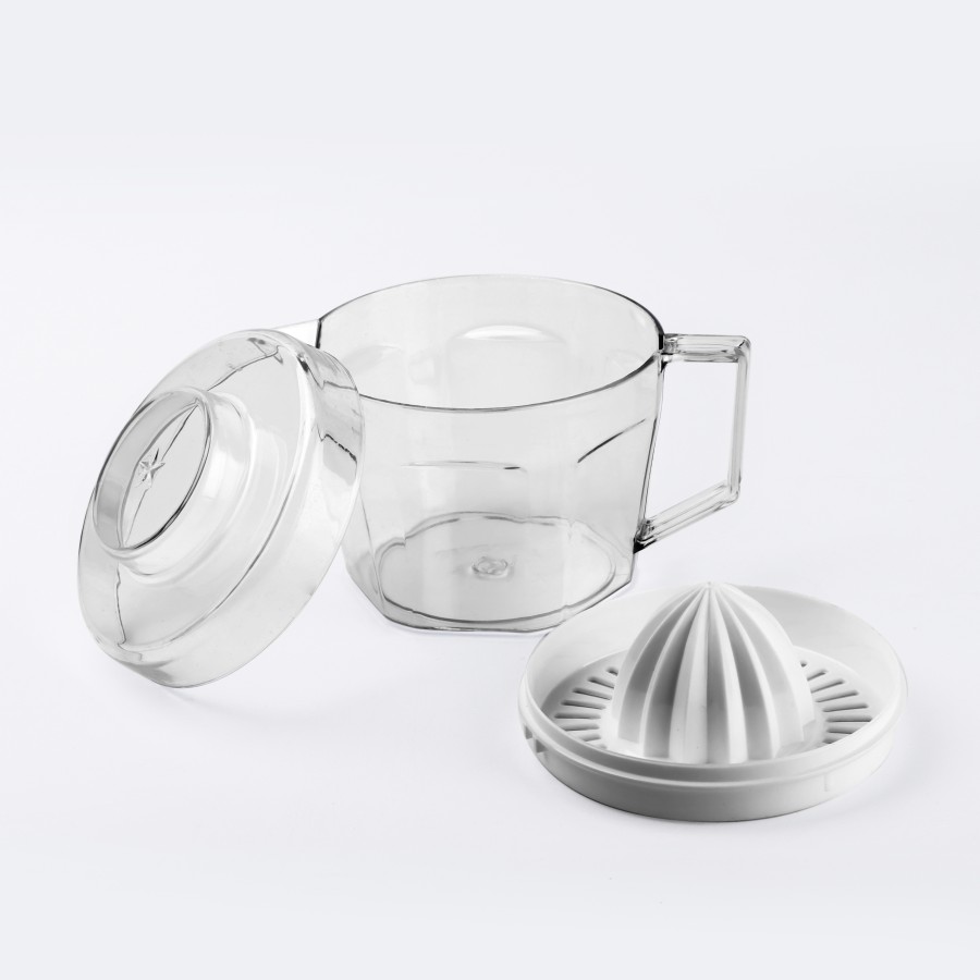 Generic Manual Plastic Citrus Juicer 350ml - White