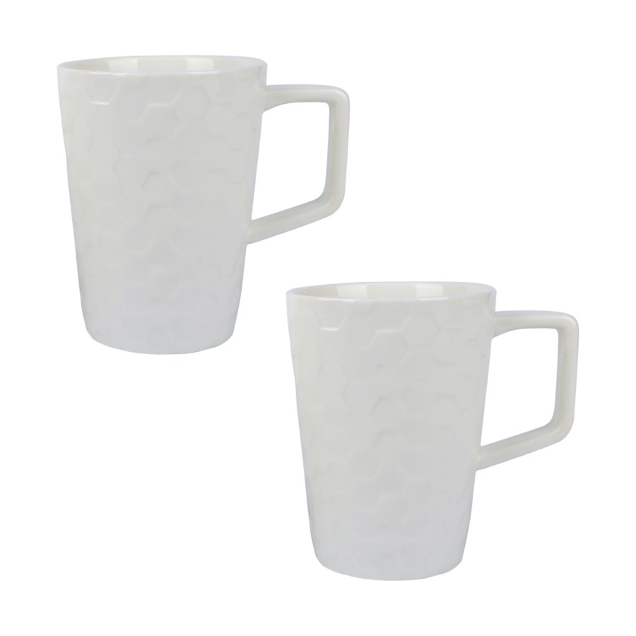 Generic White Ceramic Mug 450ml - 24pcs per Carton