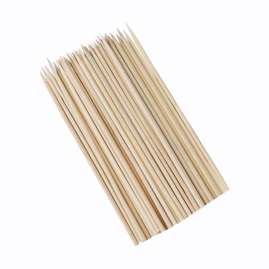 KITCHENMARK 50pc Bamboo BBQ Skewers Pack - 20cm