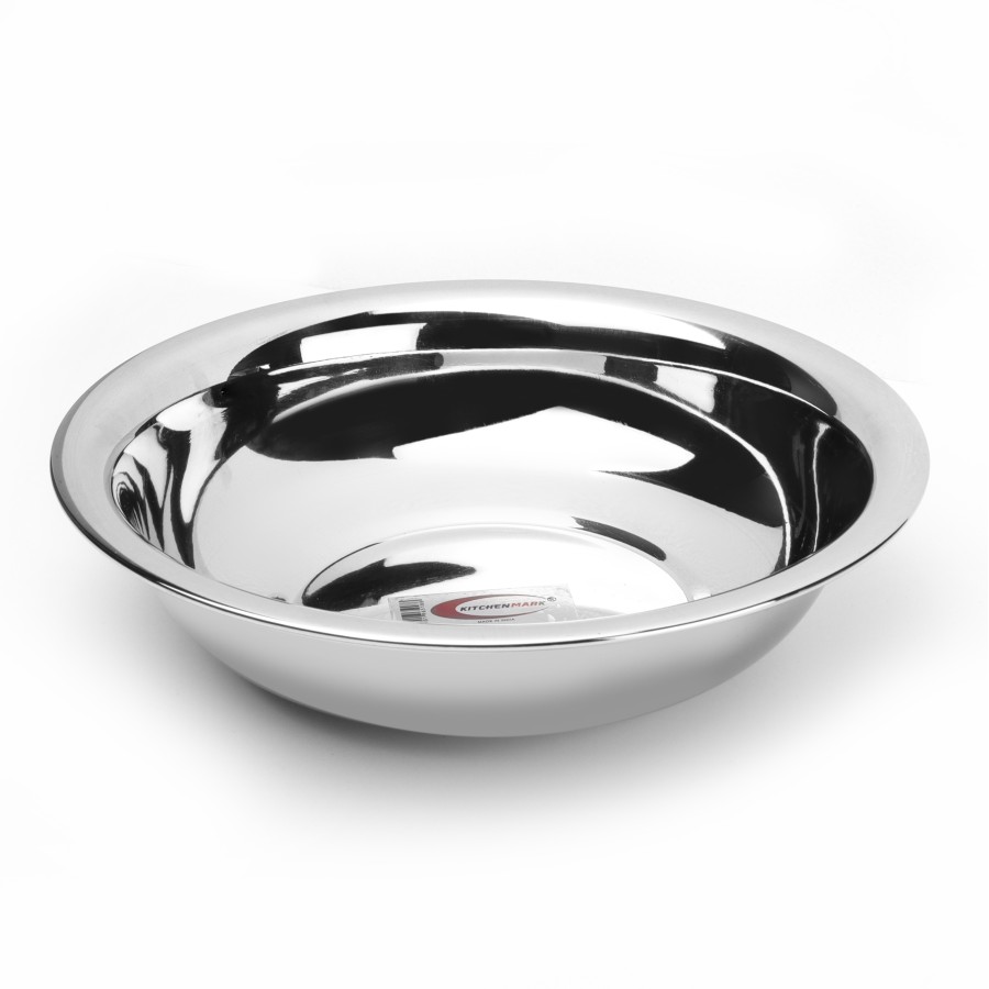 KITCHENMARK Steel Basin Mixing Bowl - 26cm