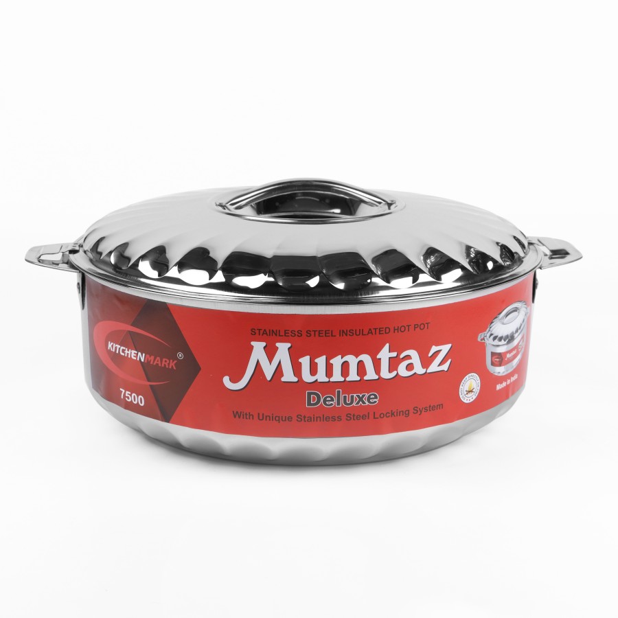 KITCHENMARK Mumtaz Stainless Steel Insulated Hot Pot - 7500ml