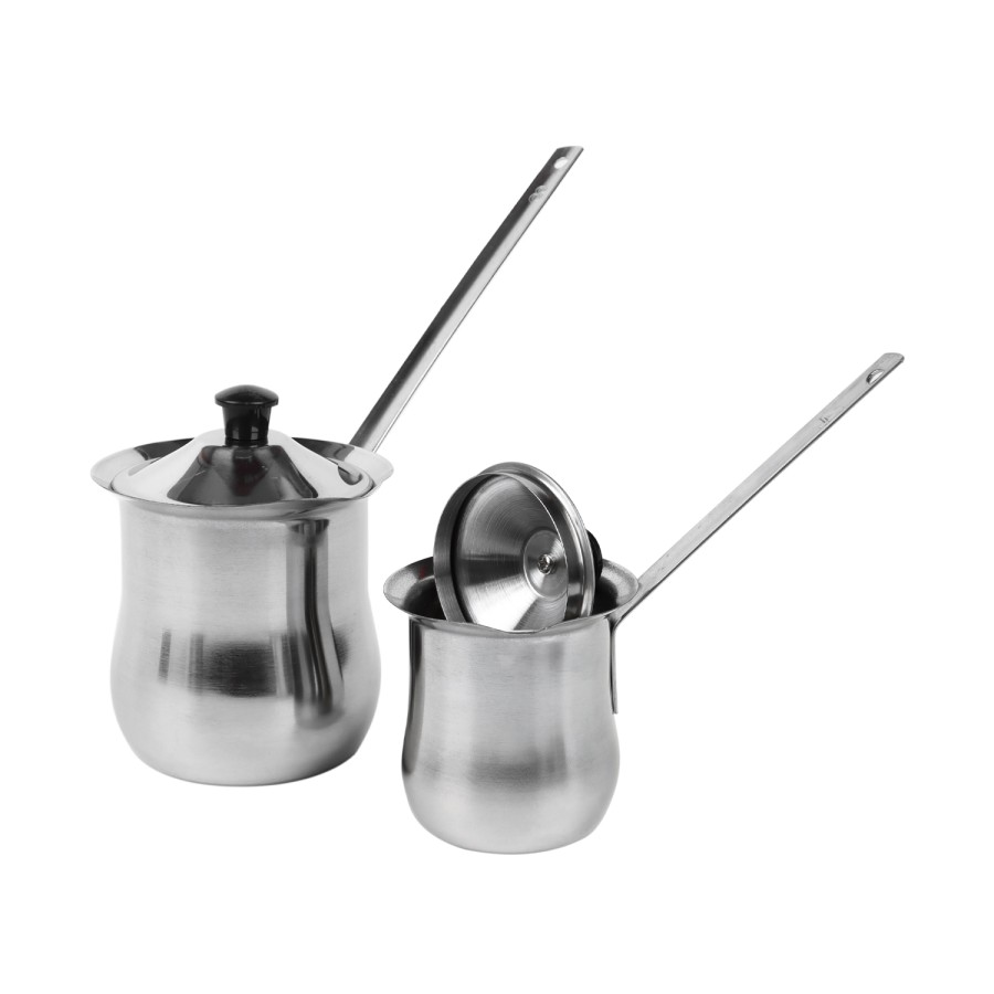 Generic Stainless Steel Coffee Warmer 5pc Set - Silver