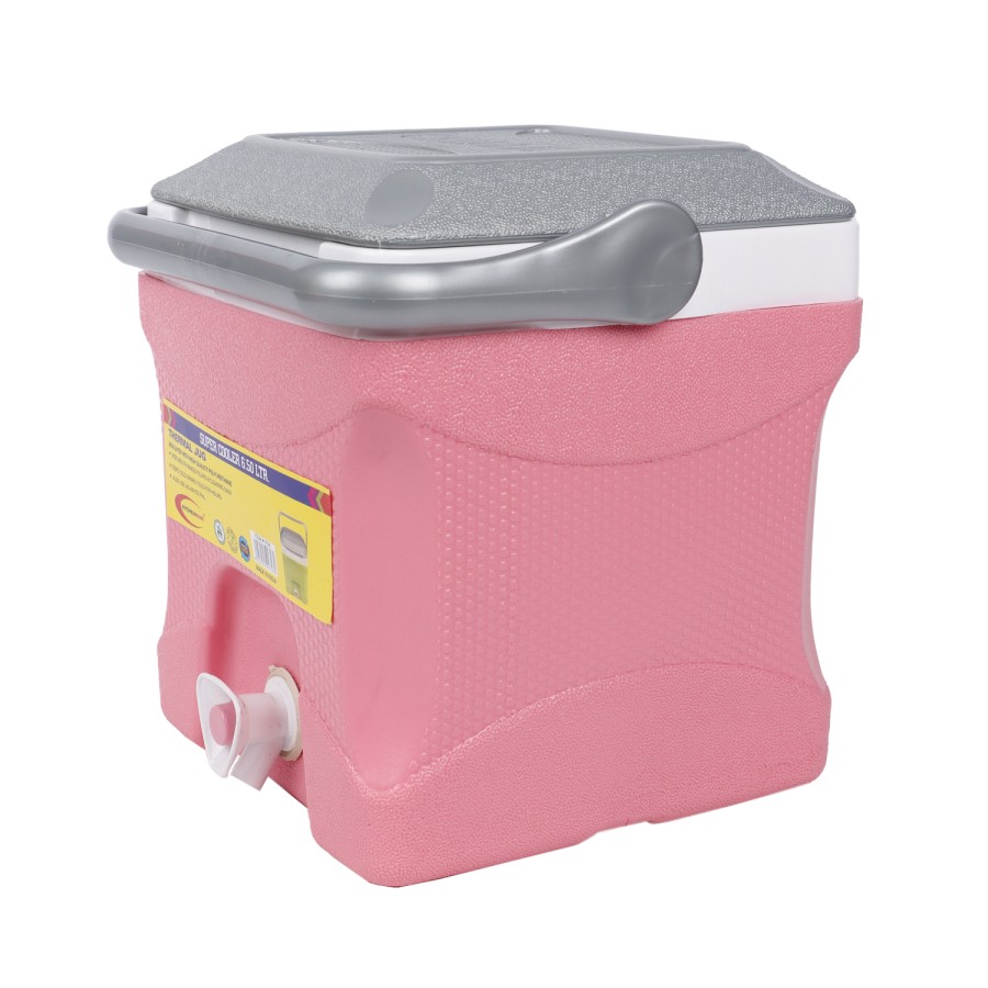 KITCHENMARK Super Cooler Oval Thermal Jug 6500ml - Pink 