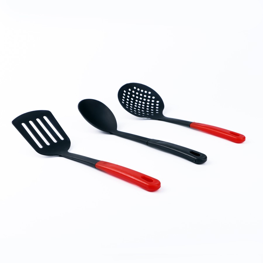 KITCHENMARK 7pc Non-stick Cookware Set - Red