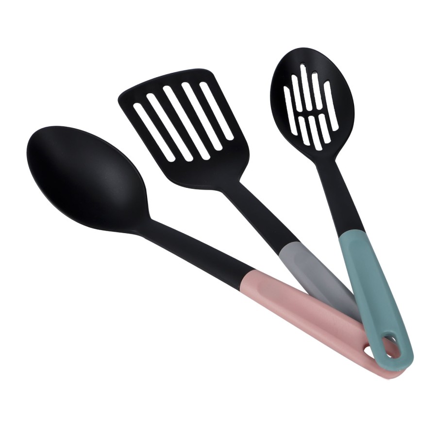 KITCHENMARK 3pcs Nonstick Spoon Set - Multicolor 