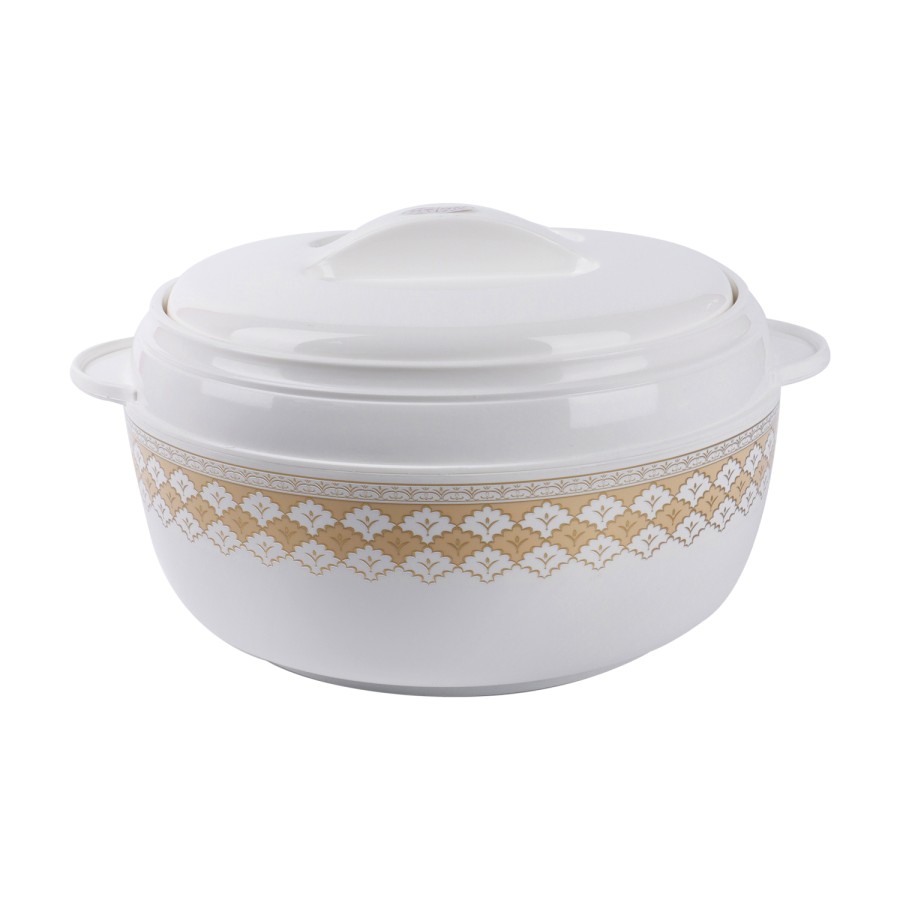 Generic Karishma Stainless Steel Insulated Casserole Hotpot 3500ml - White