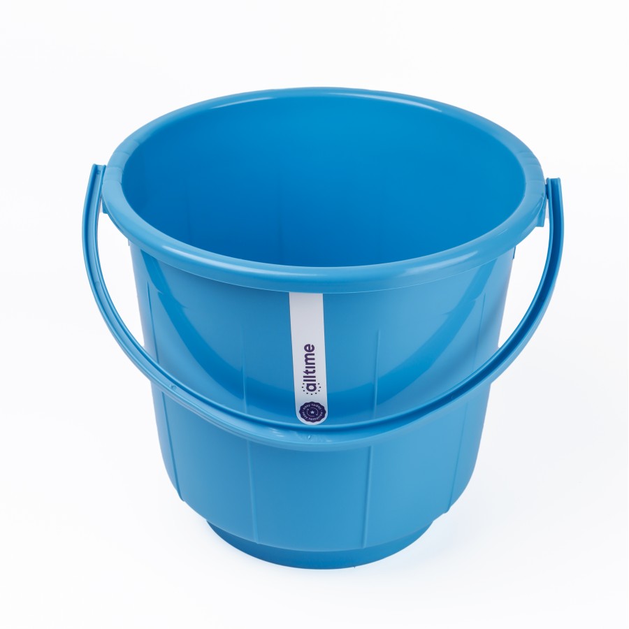 alltime Plastic Bucket with Handle 18Ltr - 3 Color Pack