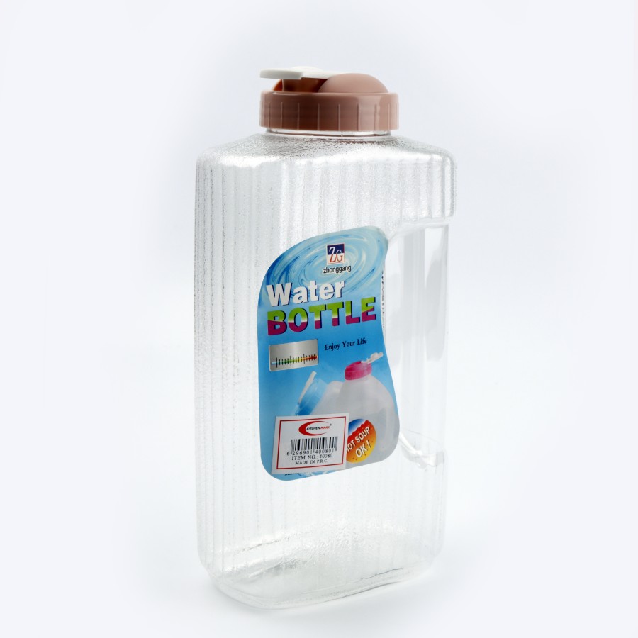 Generic Plastic Water Bottle 2200ml - 3 Color Pack