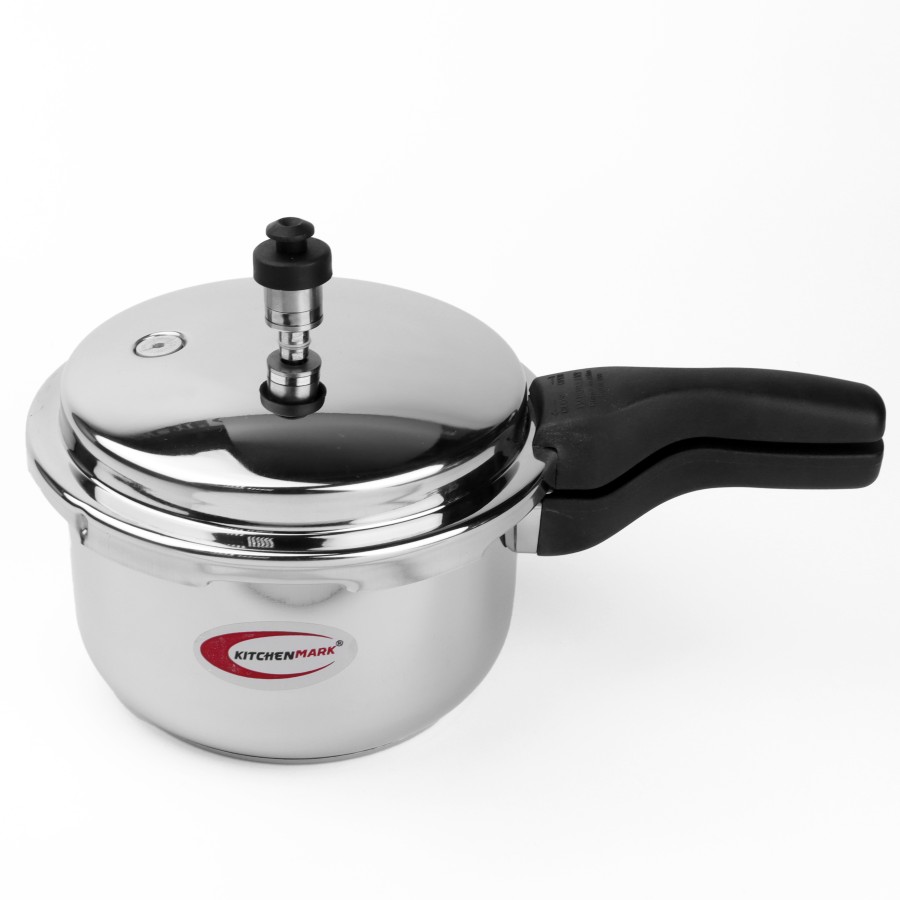 KITCHENMARK Stainless Steel Pressure Cooker 3 Ltr