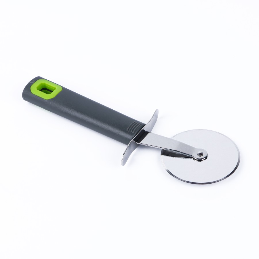 BECHOWARE Stainless Steel Pizza Cutter 20cm - Grey