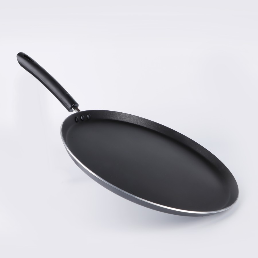 KITCHENMARK Non stick Dosa Tawa -30.5cm - Black