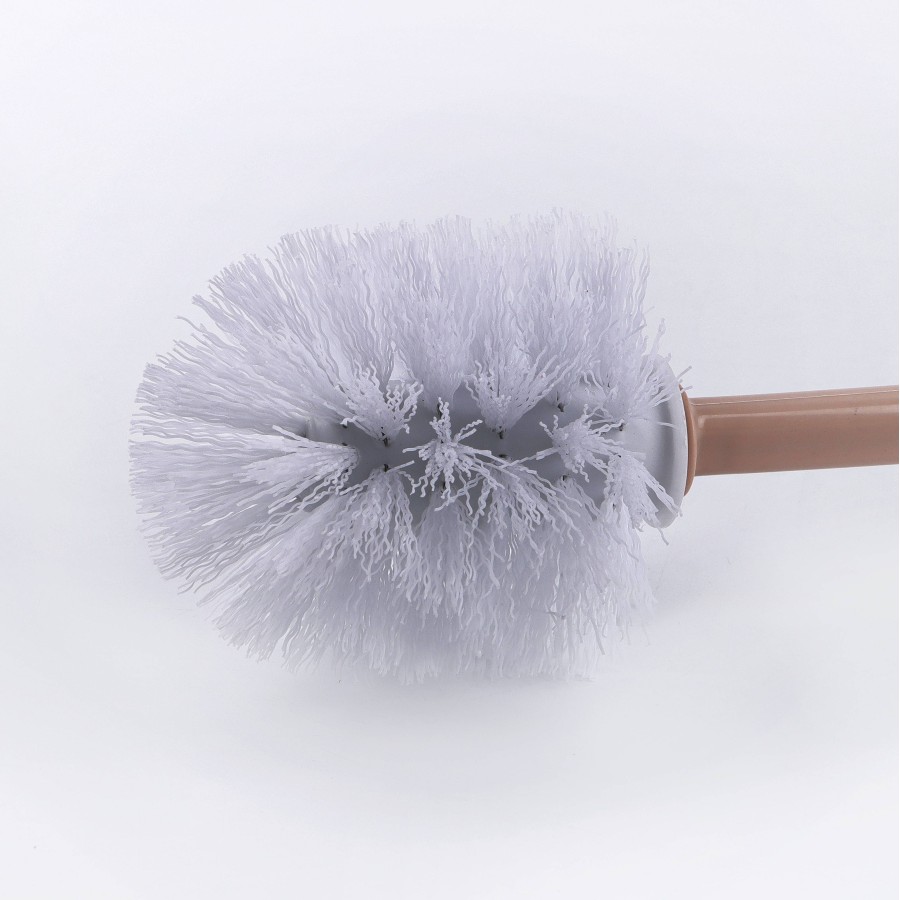 Generic Toilet Cleaning Brush and Stand with Plastic Handle 42cm - 4 Color Pack