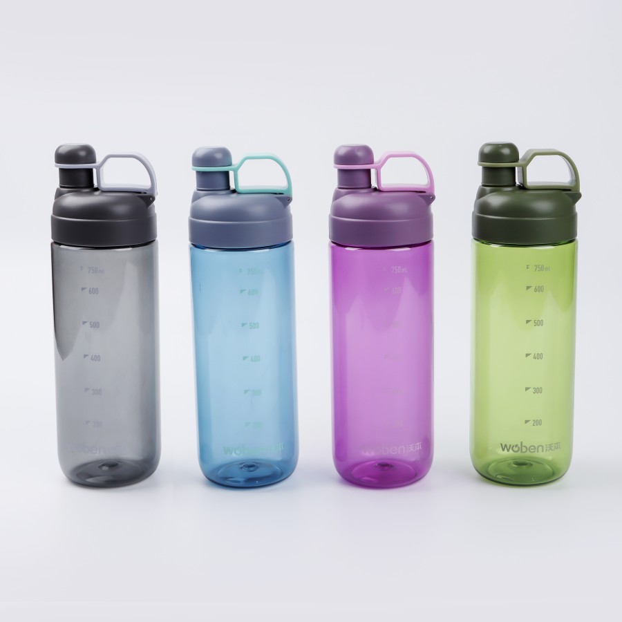 Generic Water Bottle 750mL - 4 Color Pack