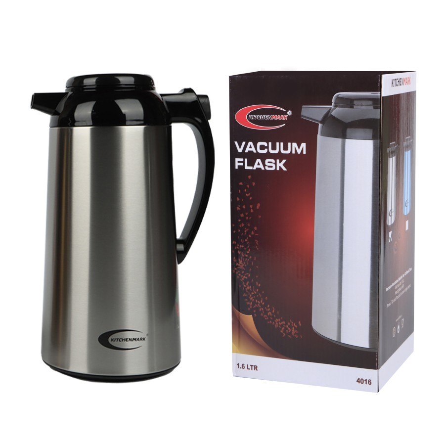 KITCHENMARK 1.6L Vacuum Flask - Silver