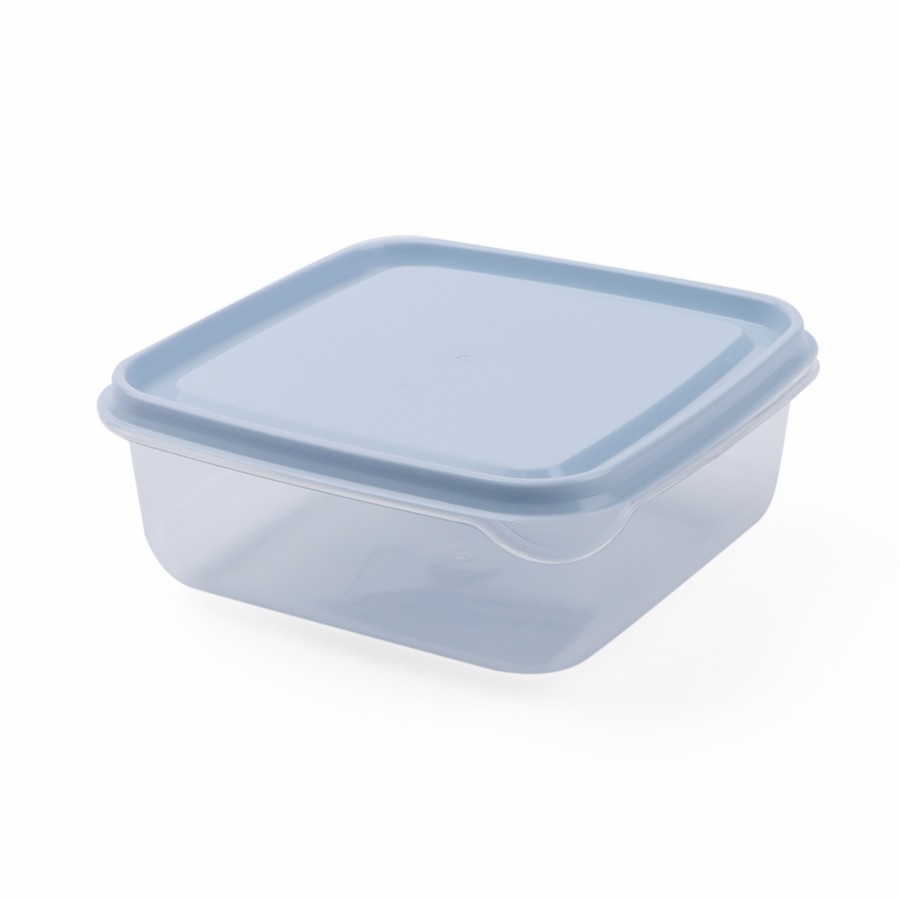 Generic Plastic Square 3pc Food Storage Container 650ml - 3 Color Pack