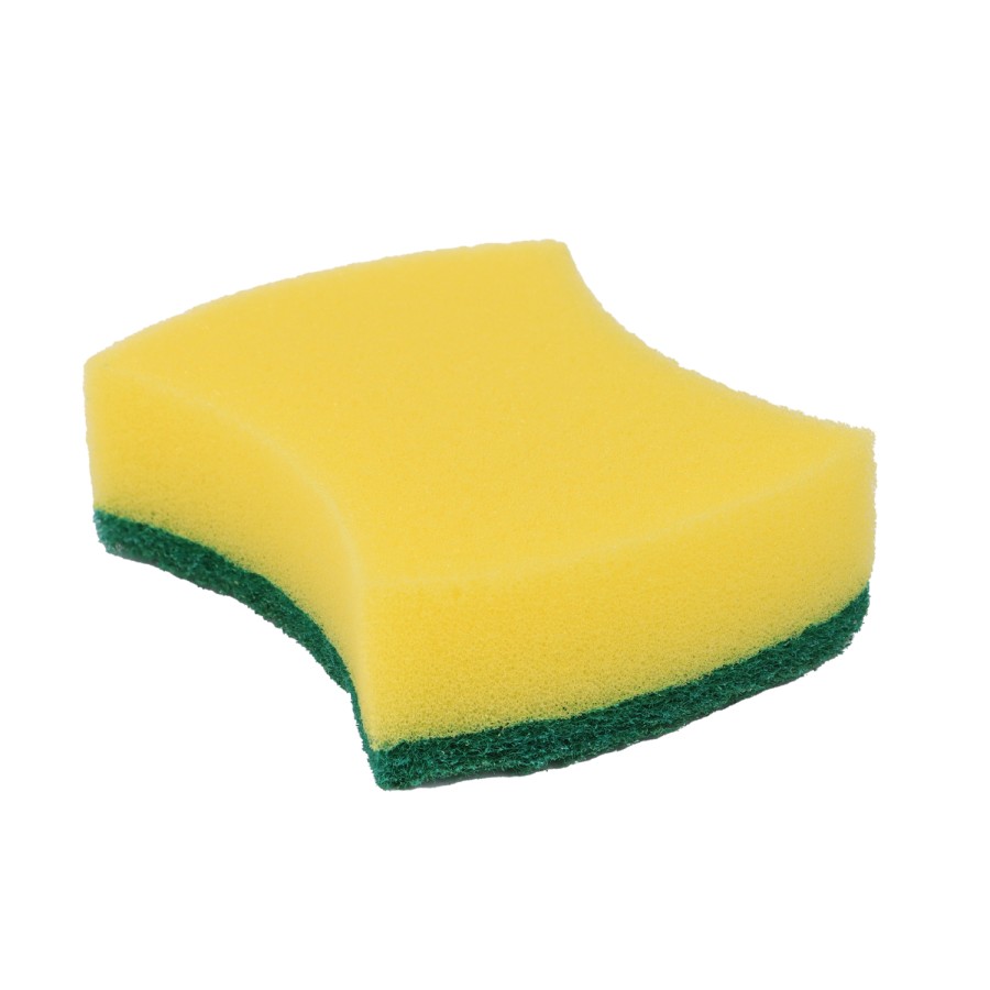 Generic 8pc Sponge Scouring Pad 10cm Set - Green