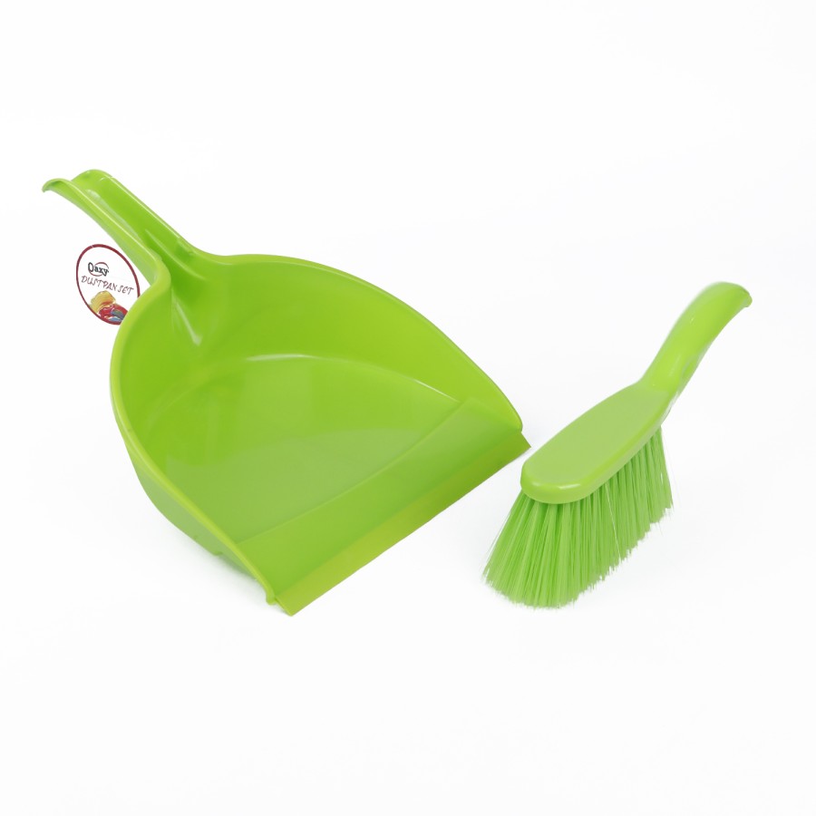 Oaxy Dustpan with Brush Set 32.5cm - 3 Color Pack