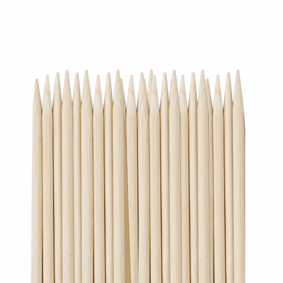 KITCHENMARK 50pc Bamboo BBQ Skewers Pack - 30cm