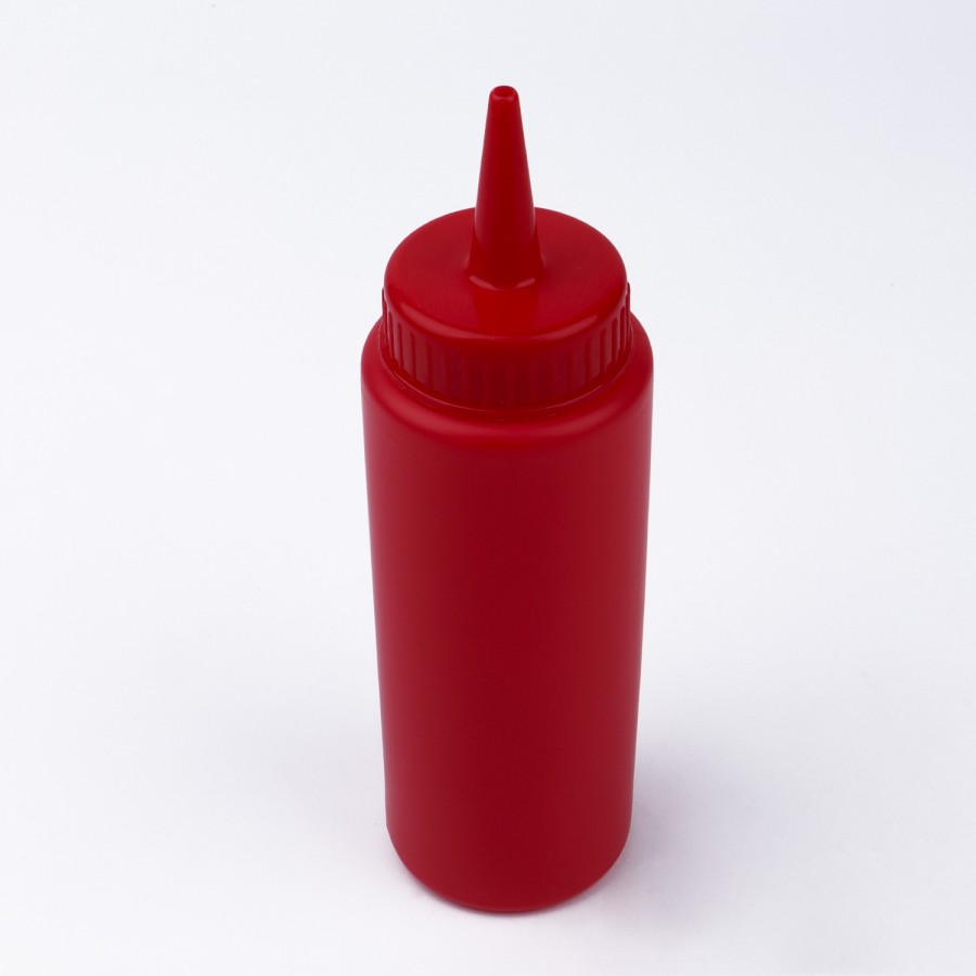 Generic 3pc Plastic Ketchup Bottle 450ml - 3 Color Pack