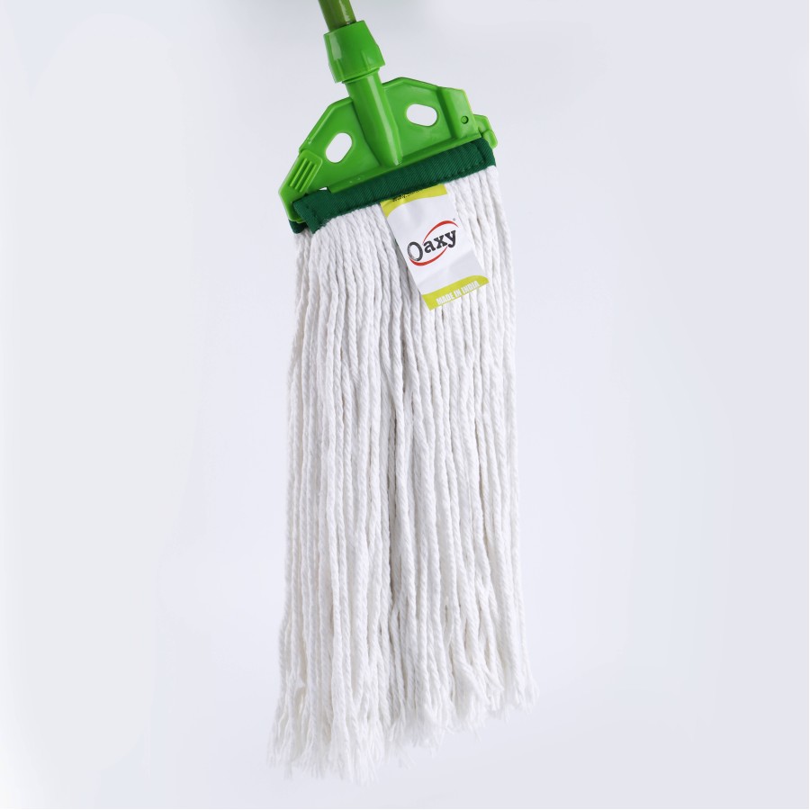 Oaxy 4 Ply Bleached Cotton Mop 475g - Green