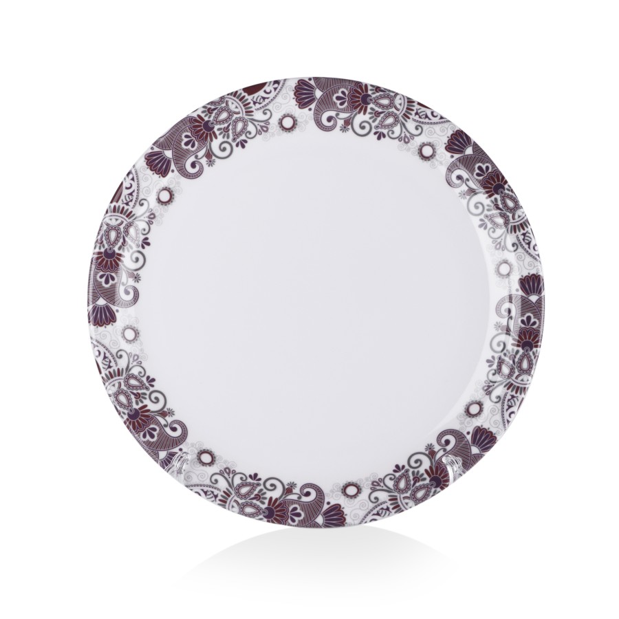 KITCHENMARK Melamineware Round Dinner Plate Violet - 11