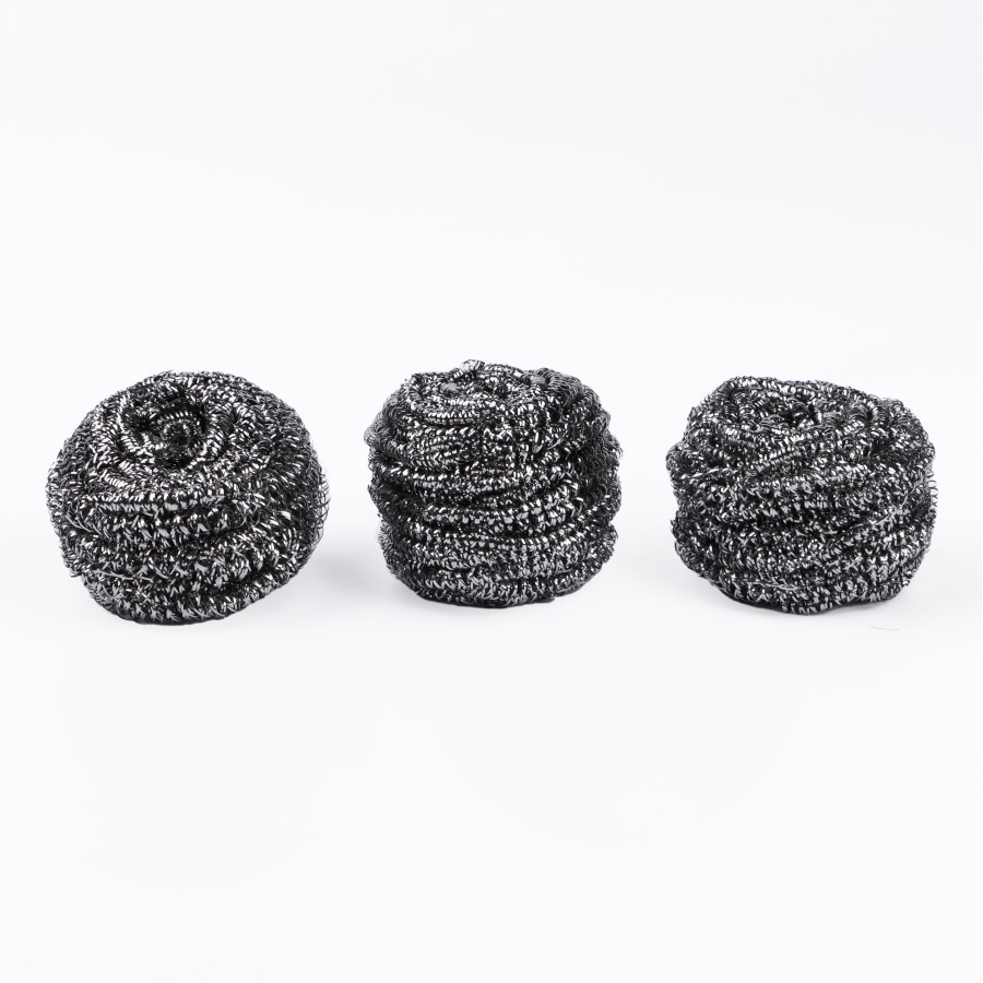 LIAO 3pc Stainless Steel Scourer 18g