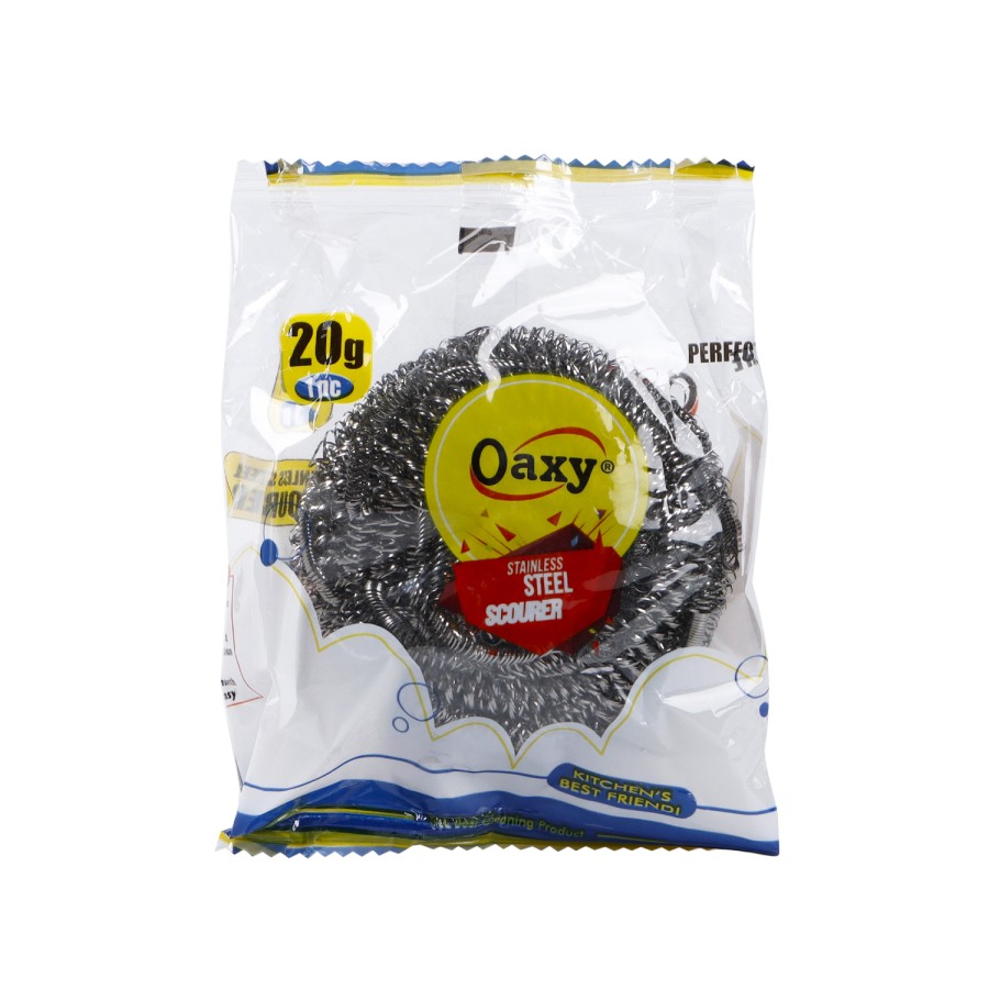 Oaxy 50pc Stainless Steel Scourer 20g