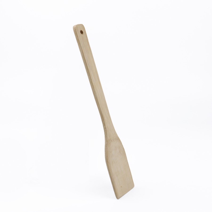 KITCHENMARK Bamboo Handicraft Flat Turner Spoon - 30cm